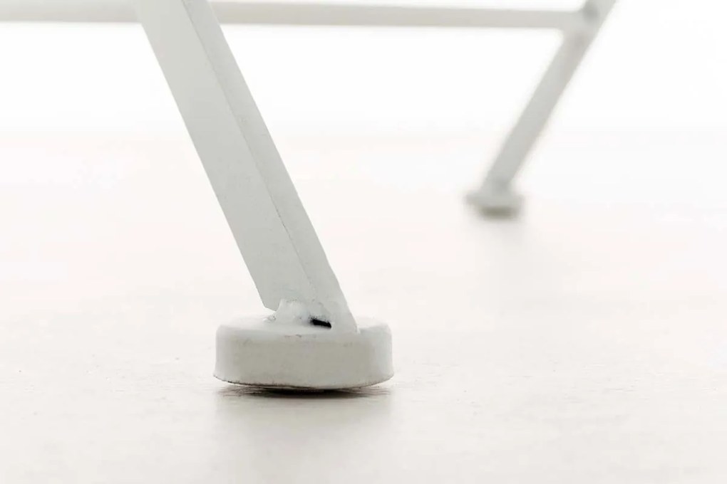 Kovová skladacia stolička Sibell - Biela