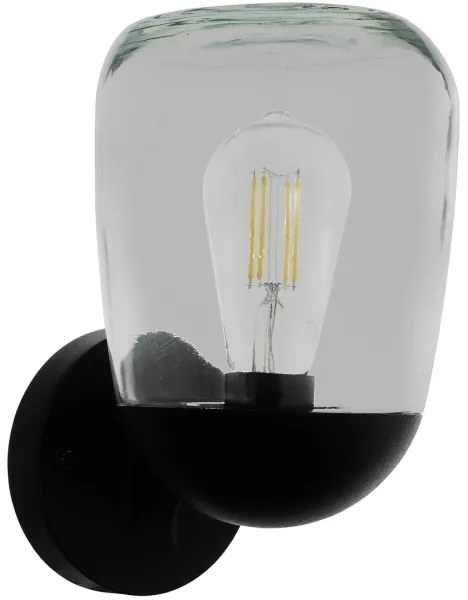 Eglo 98701 - Vonkajšie nástenné svietidlo DONATORI 1xE27/60W/230V IP44