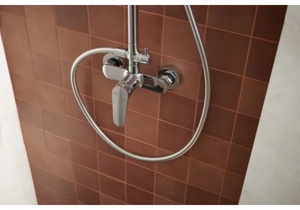 KFA Armatura 5556-910-00 - Sprchová sada s batériou OTAVA lesklý chróm