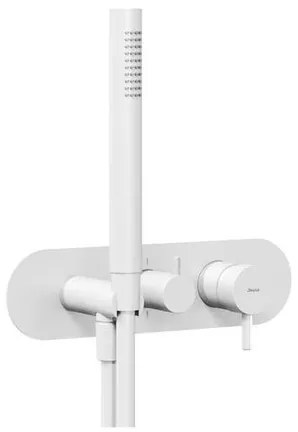 Sprchová a vaňová batéria Ravak Espirit so sprchovacím setom Biela matná X070250, 1 ks