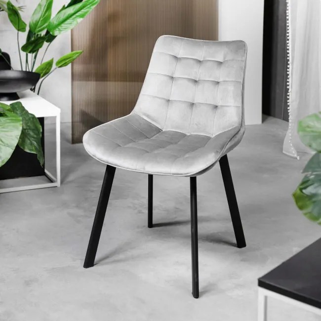 Stolička COLIN sivá 970713