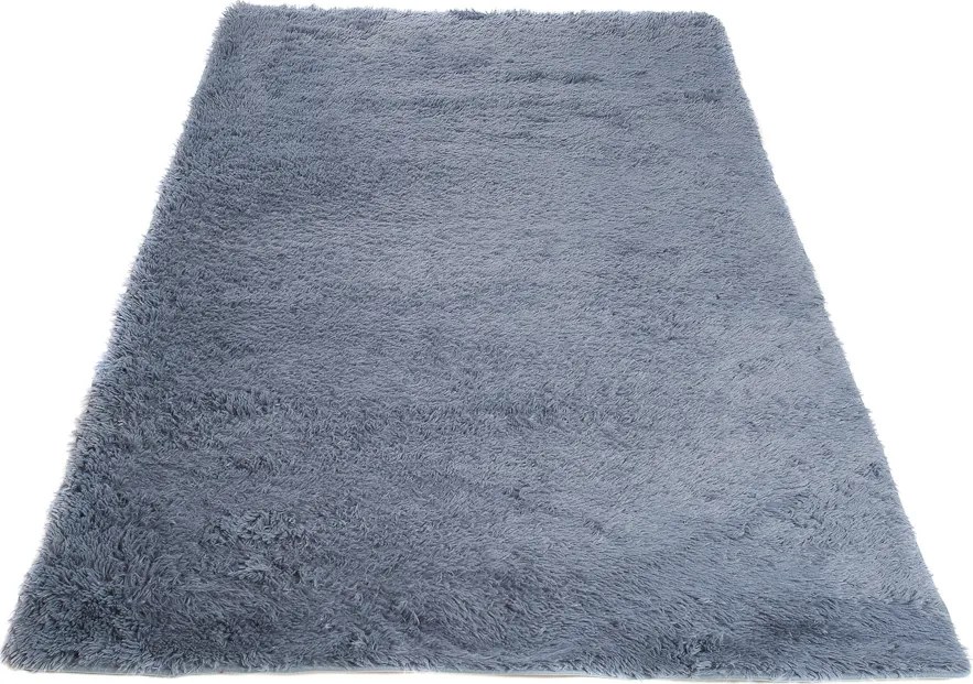 TA Koberec GREY GREY SILK Sivý Obdĺžnikový Rozmer: 80x150 cm