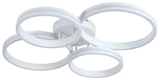 Top Light - LED Stmievateľný prisadený luster OLYMP LED/65W/230V guľatý biela + DO