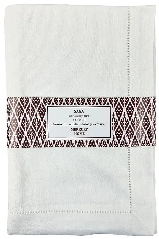 Obrus SAGA ecru 140x180 easy care