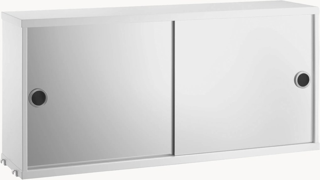 Skrinka's posuvnými zrkadlovými dvierkami String System, Š 78 x H 20 cm