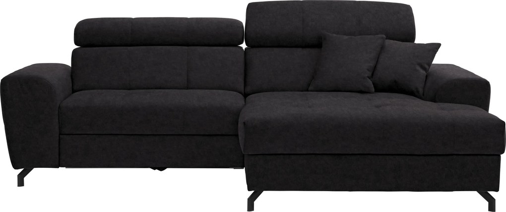 XXXLutz ROHOVÁ SEDAČKA, textil, grafitová Carryhome - Sedačky - 000812004415