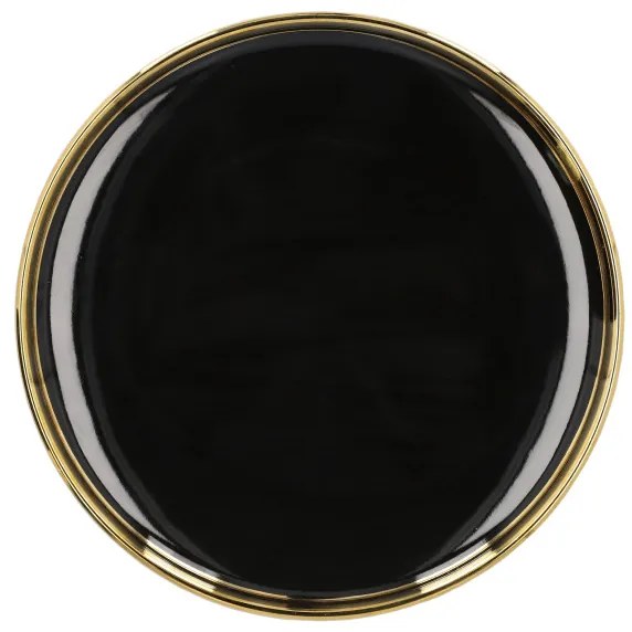 Šálka SINNES s tanierikom a lyžičkou ALL 978061 čierna