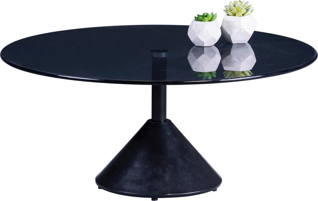 XXXLutz KONFERENČNÝ STOLÍK, sivá, čierna, kov, sklo, 60/60/35 cm Boxxx - Stolíky do obývačky - 001815031002