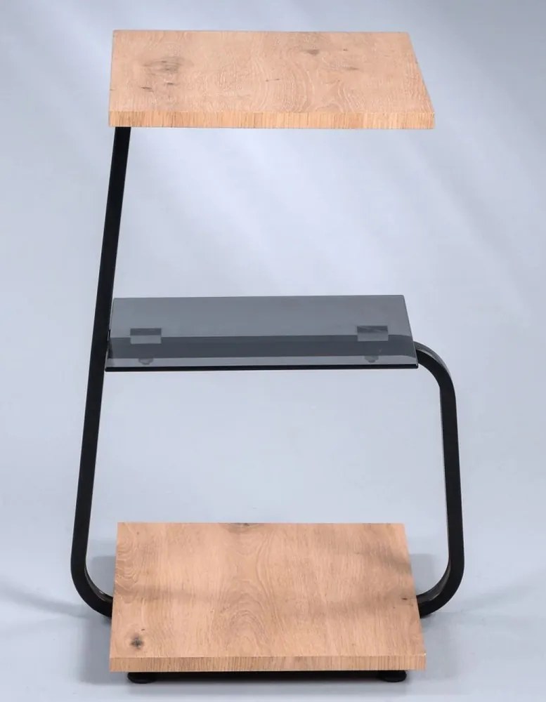 Odkladací stolík Lugana, dub artisan