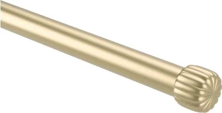 Matne zlatá oceľová roztiahnuteľná garniža 168 - 305 cm Cleo – Umbra