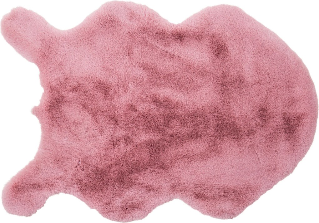 XXXLutz UMELÁ KOŽUŠINA, 55/80 cm, ružová - Koberce - 003580044050