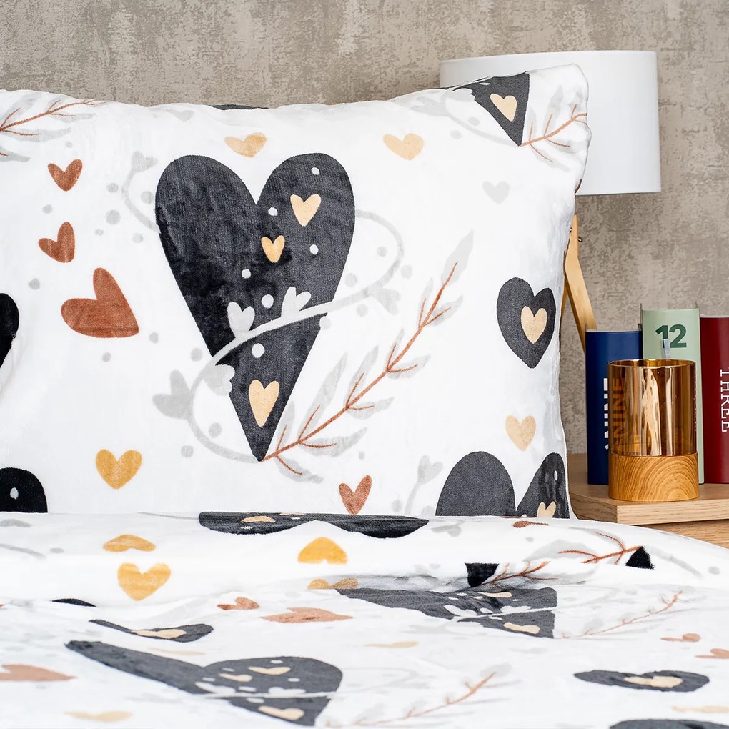 4Home Obliečky mikroflanel Romantic, 140 x 220 cm, 70 x 90 cm
