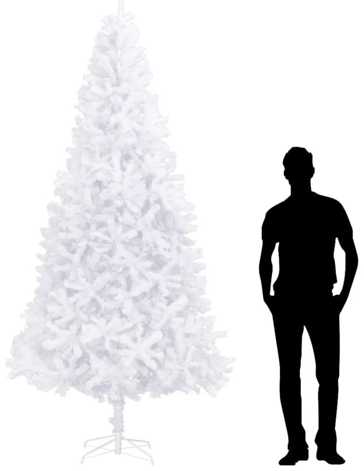 Umelý vianočný stromček 300 cm, biely 284292