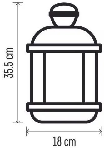 EMOS LED lampáš so sviečkami DCLV15