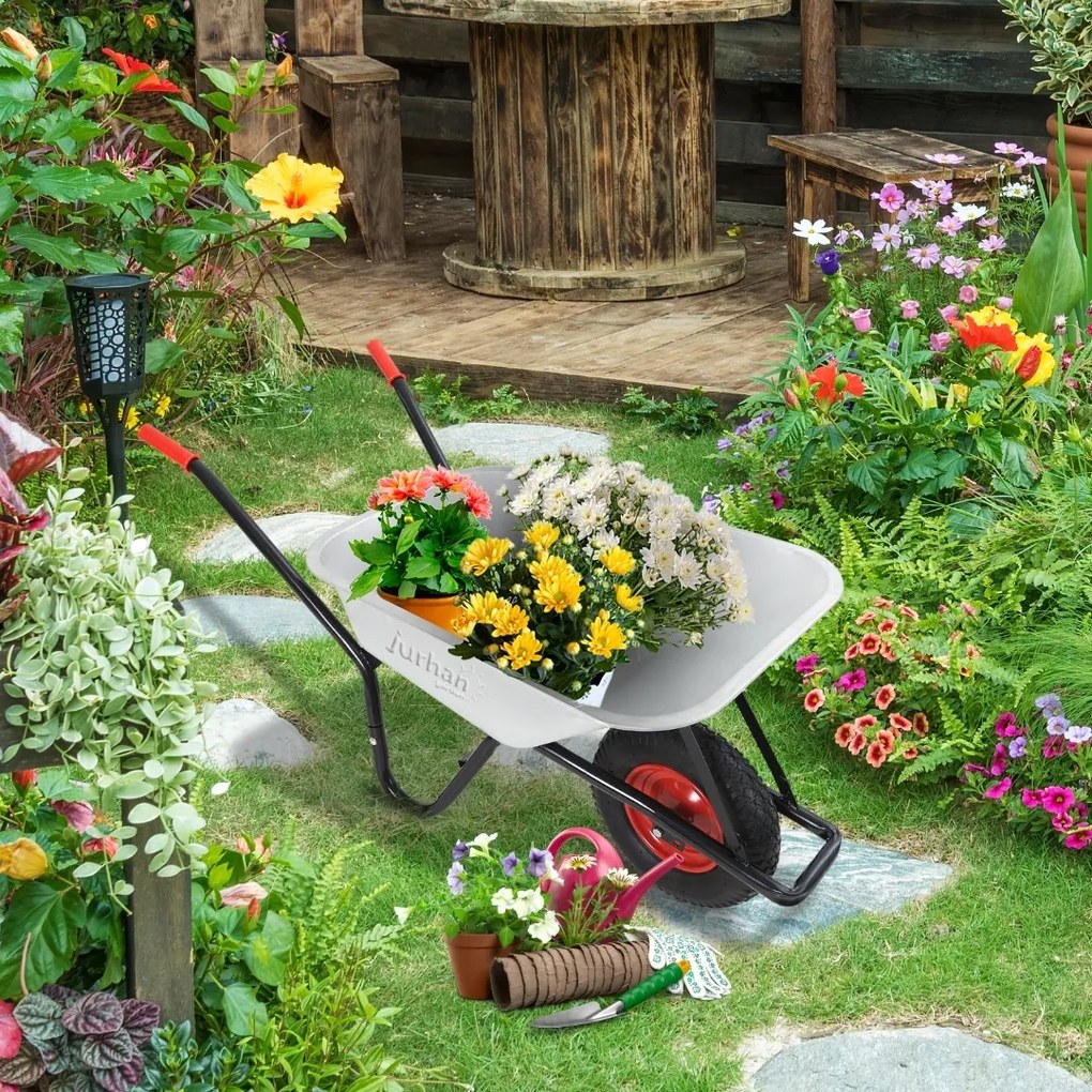 Fúrik BARRY pozinkovaný, max. kapacita 100l/250kg, strieborná/čierna Gardebruk