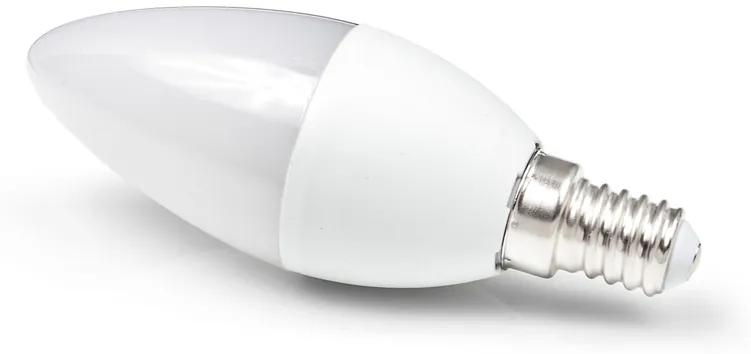 MILIO LED žiarovka C37 - E14 - 8W - 705 lm - studená biela