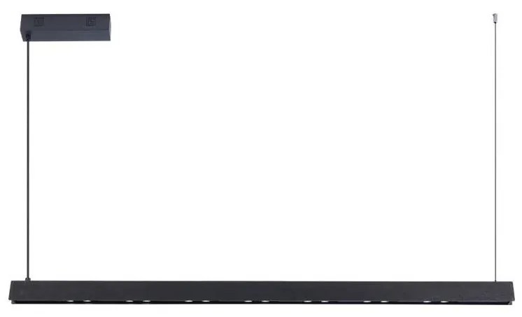 Immax NEO 07306L-LED Stmievaný luster na lanku MADEIRA 26W/230V Wi-Fi Tuya 122 cm čierna