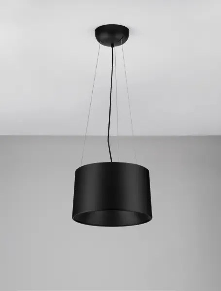 LED čierne moderné svietidlo Atil