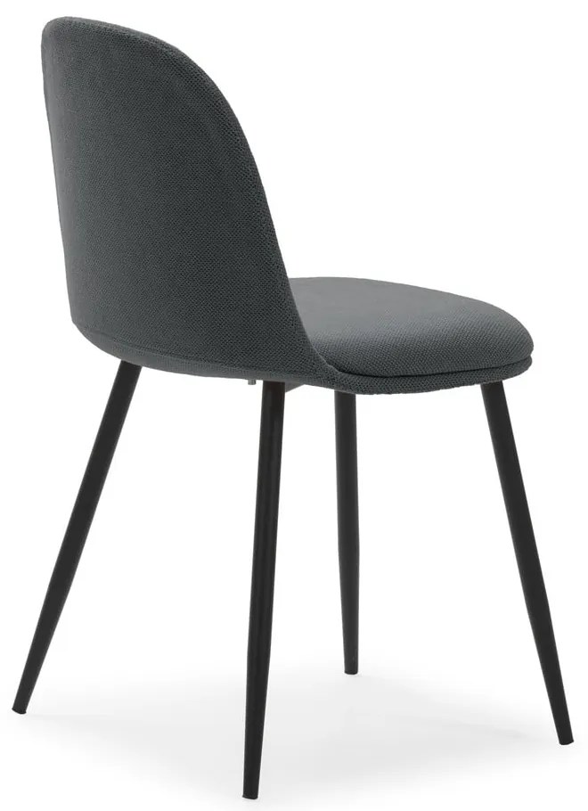 Tmavosivé jedálenské stoličky v súprave 4 ks Malila – Marckeric