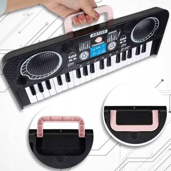 MalPlay KEYBOARD organ klávesy pre deti 37 kláves