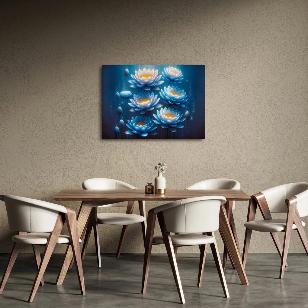 Obraz - Lekná pod hladinou (70x50 cm)