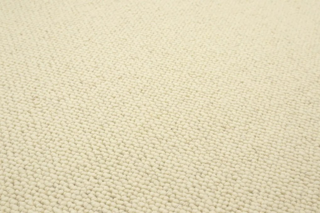 Avanti, Koberec metráž Alfawool 86 biely, na mieru, šíře 4m,5m, béžová, ab (mriežka), obývacia izba