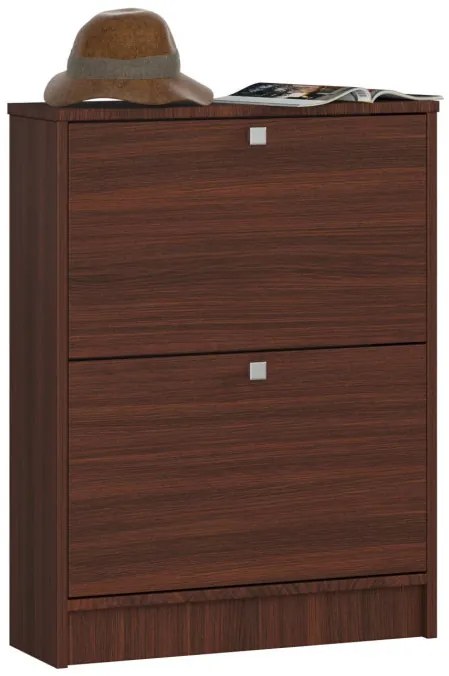 2 krídlový botník 60 cm, wenge