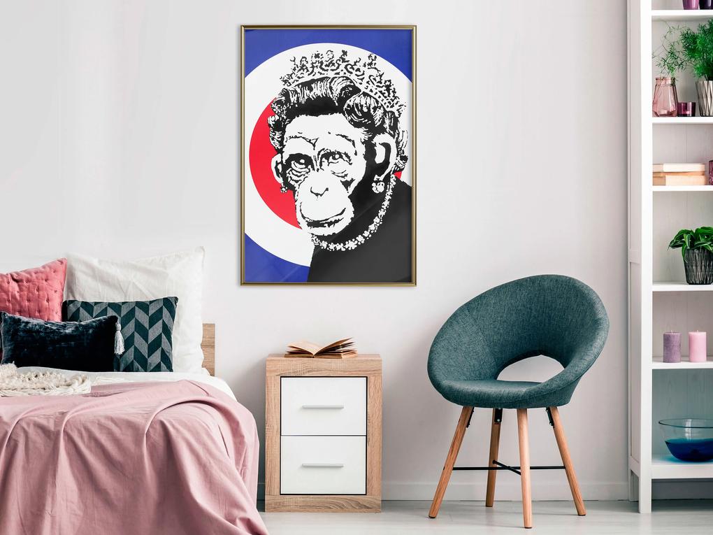 Artgeist Plagát - Queen of Monkeys [Poster] Veľkosť: 20x30, Verzia: Čierny rám