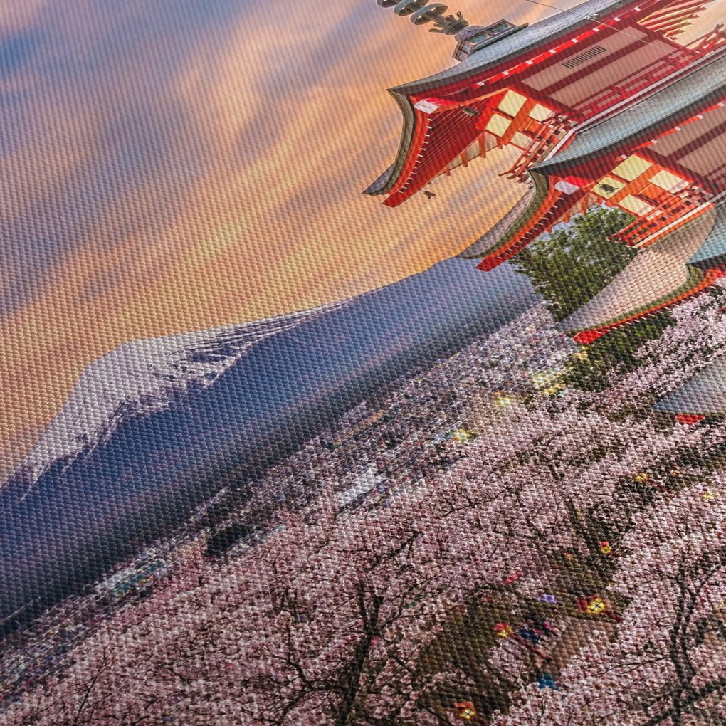 Obraz - Fuji (120x50 cm)