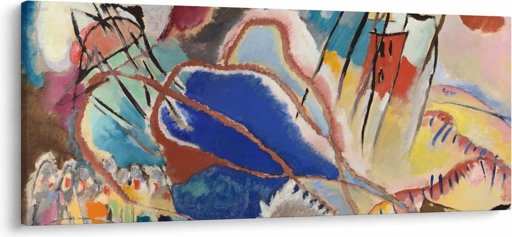 Obraz - Vasily Kandinsky, Improvisation No. 30 (Cannons), reprodukcia (120x50 cm)