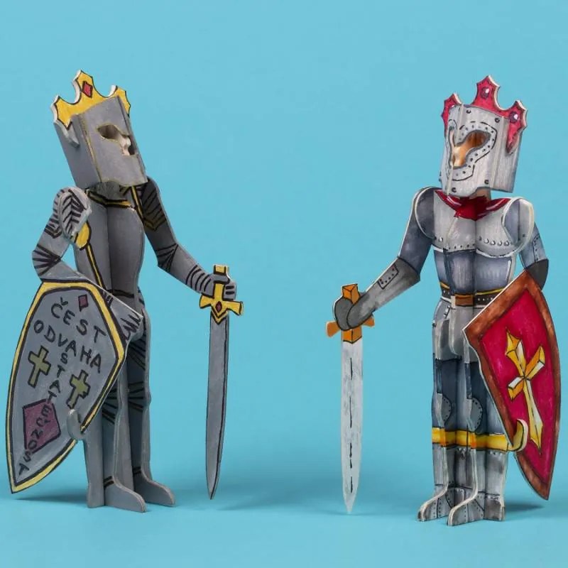 DECOLED Veľká rozprávková sada skladačiek na vyfarbenie formátu A4