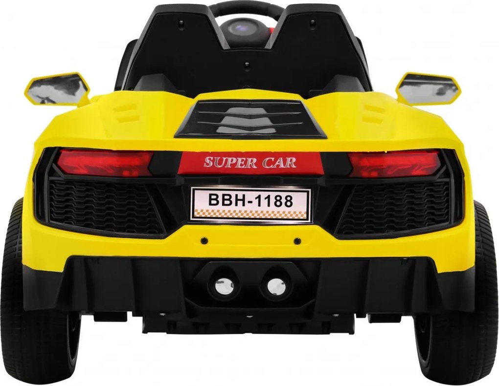 Ramiz Budúce batériové auto pre deti Žlté + diaľkové ovládanie