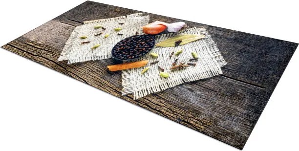 Protišmykový koberec / behúň ANDRE 29040 hnedý / béžový