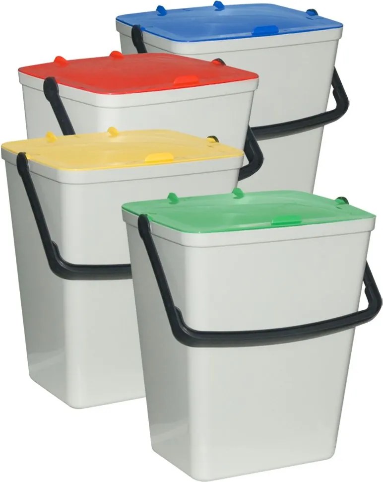 Sada odpadkových košov ArtPlast ECO Logico RS4, 4 x 15 l