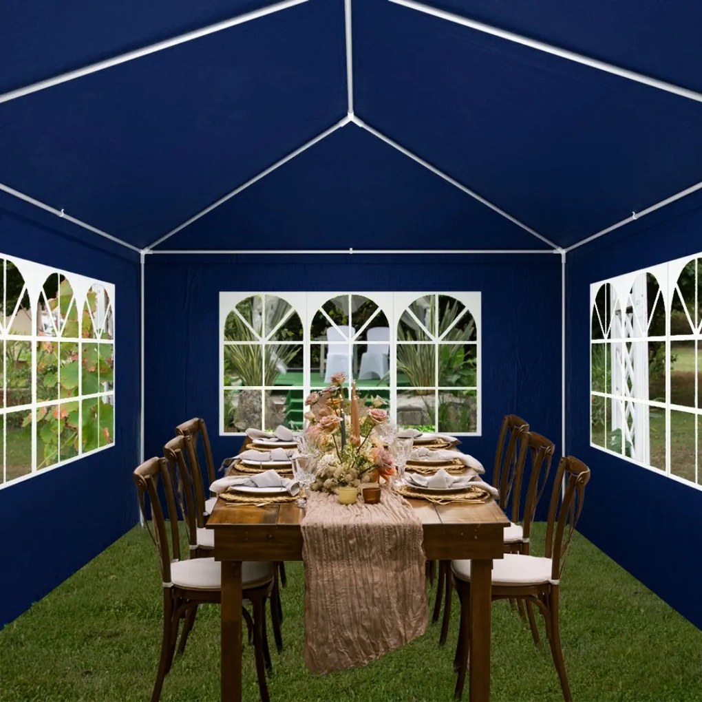 Párty stan NEAPOL, 3x6m, modrá Jurhan