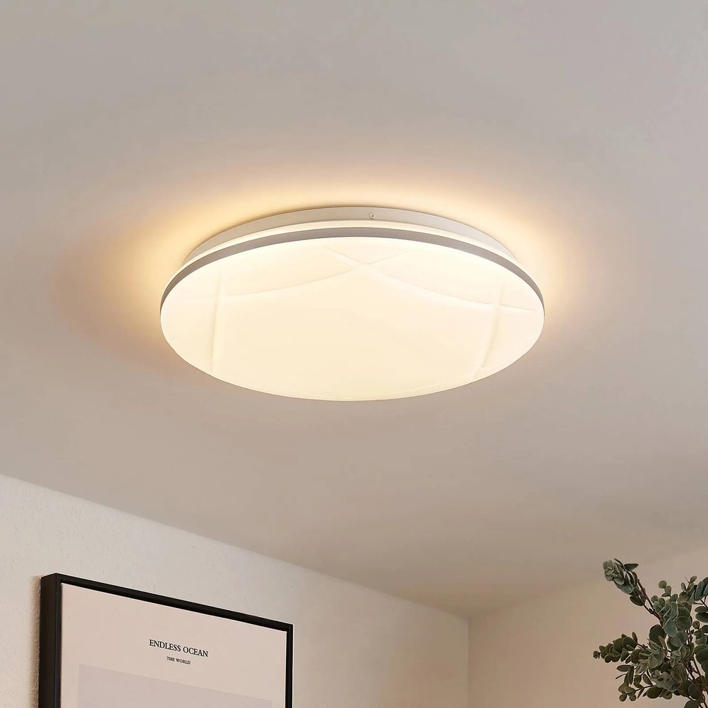 Lindby Favoria stropné LED svetlo RGBW smart 39 cm