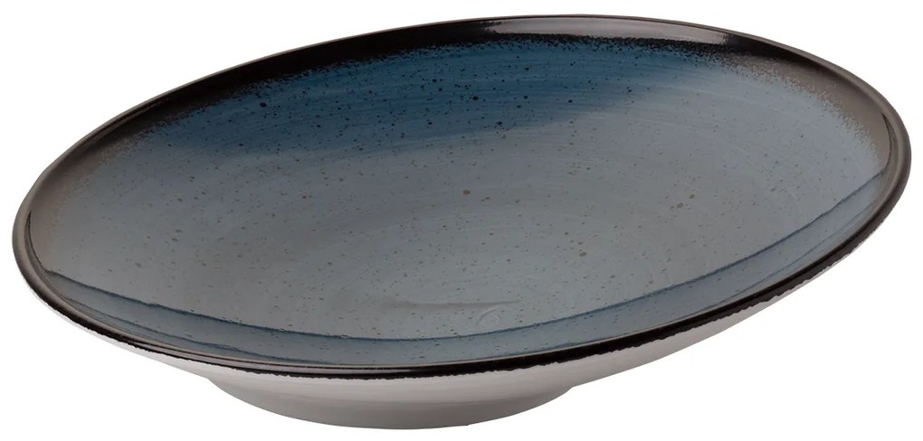 Tanier na cestoviny Curve 30 cm modrý - Hotel Inn Chic farebný - 492152