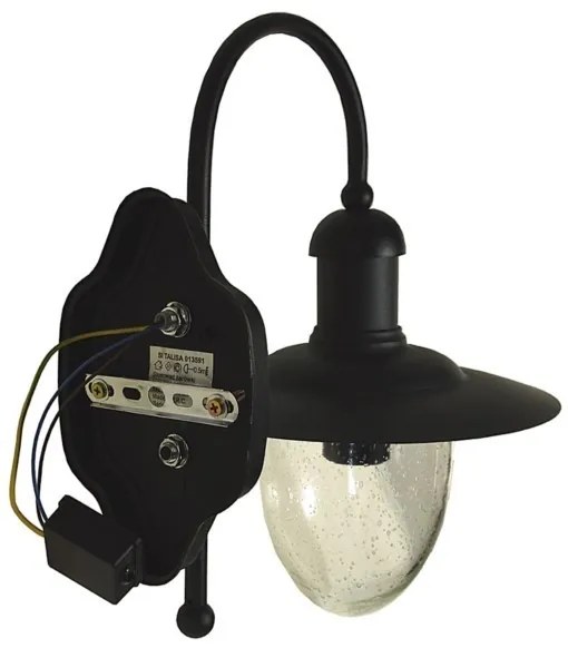 Vonkajšie nástenné svietidlo TALISA 1xE27/60W/230V IP44 čierna