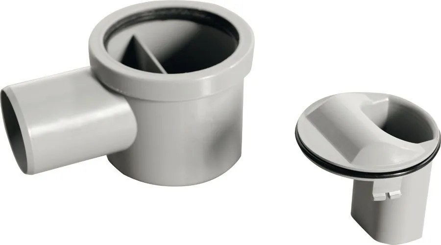 Aqualine Aqualine, PAVINO podlahový žľab z nerezové oceli s roštom na dlaždice, L-760, DN50, 2710-80