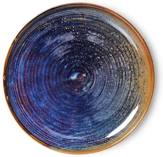 Rustikálne ružový porcelánový dezertný tanier Chef - Ø 20*3 cm