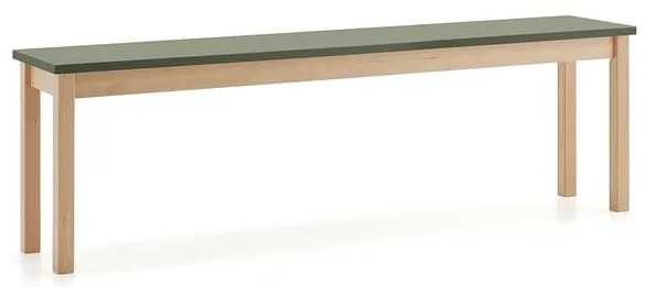 Lavica ZET, 1800x440 mm, tmavozelená