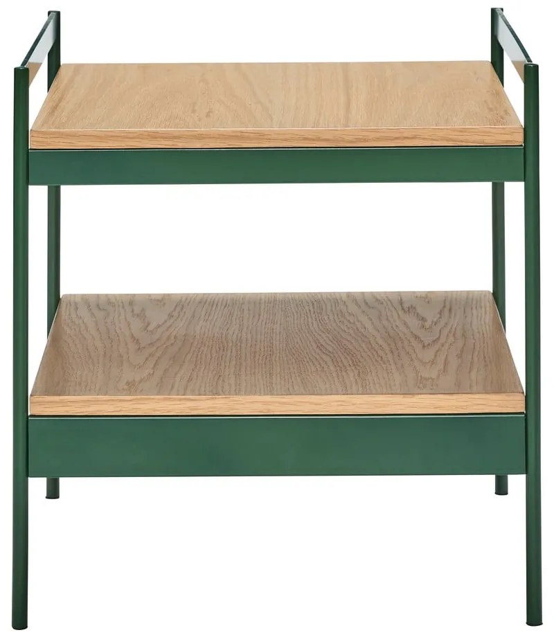 Odkladací stolík s doskou v dubovom dekore 43x43 cm Jaunty – Hübsch