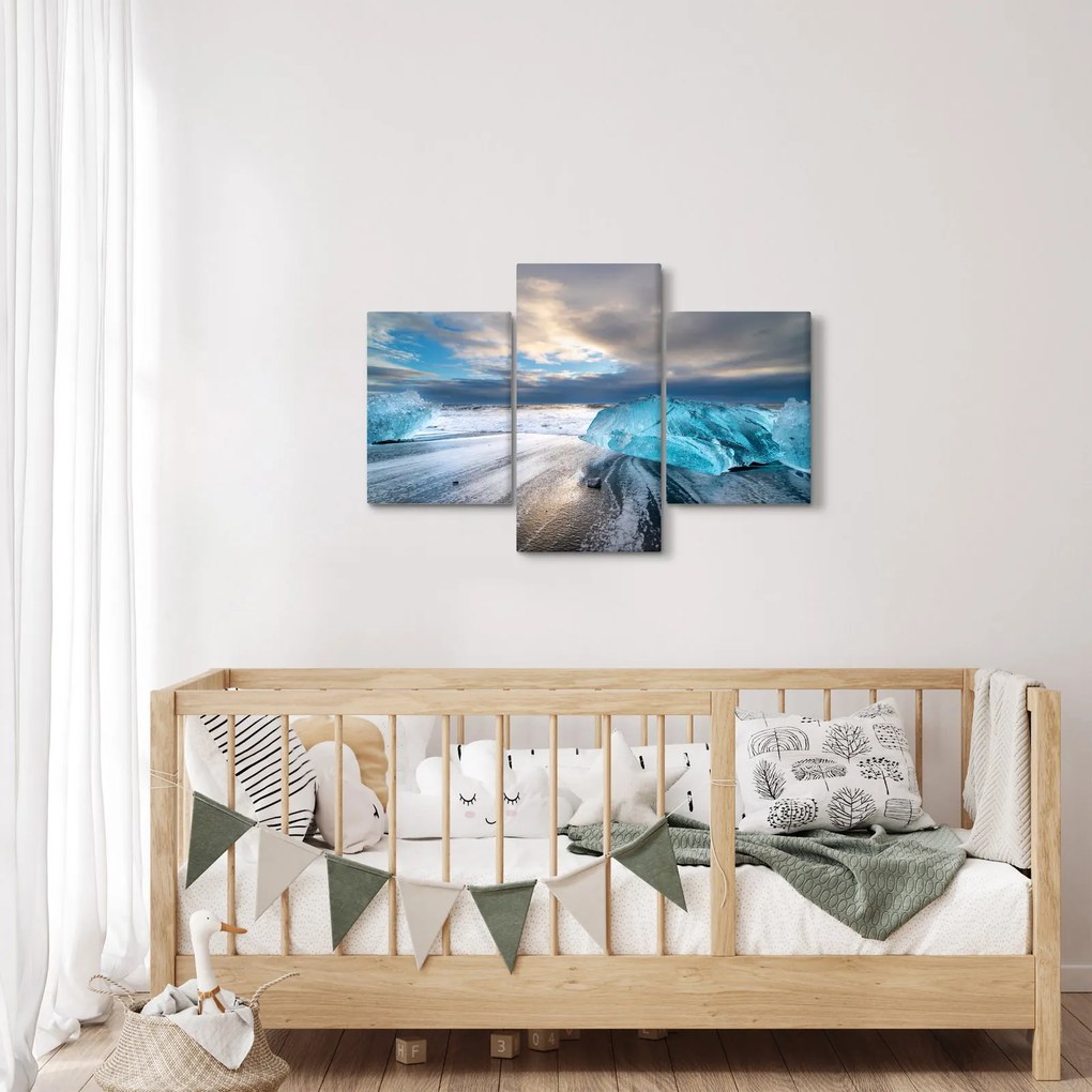 Obraz - Diamantová pláž (90x60 cm)