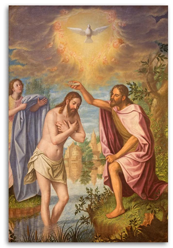 Gario Obraz na plátne Krst Krista v Jordáne Granada Rozmery: 40 x 60 cm