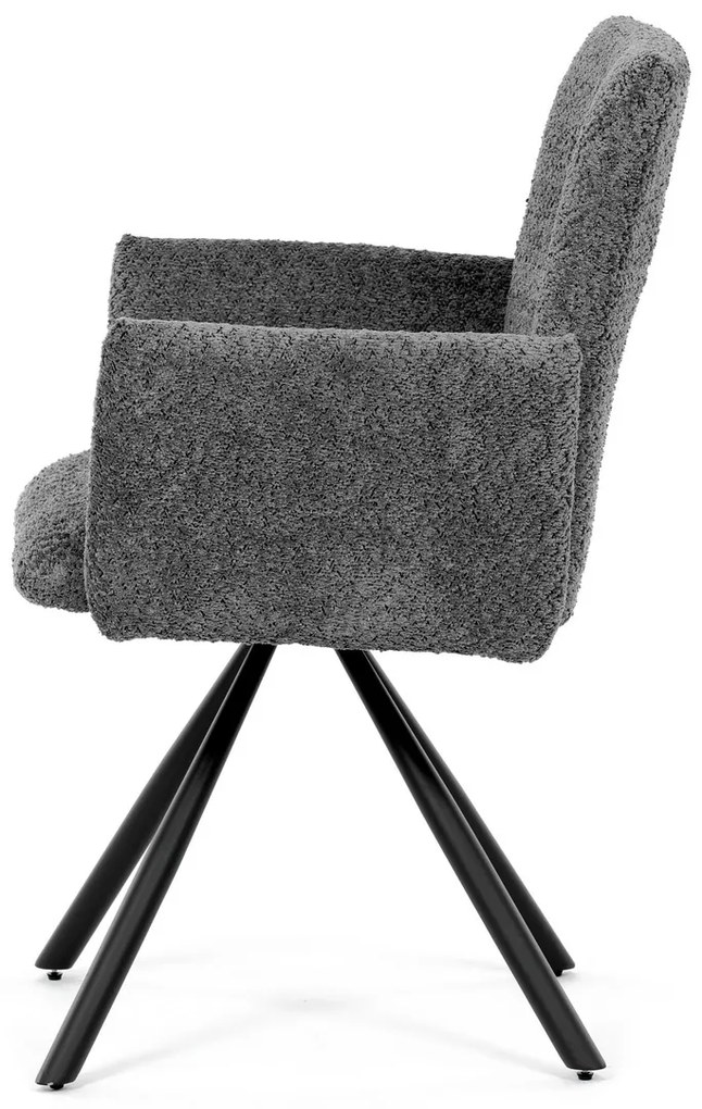 Sada jedálenských stoličiek s vratným mechanizmomDCH-W1117 GREY2, 2 ks
