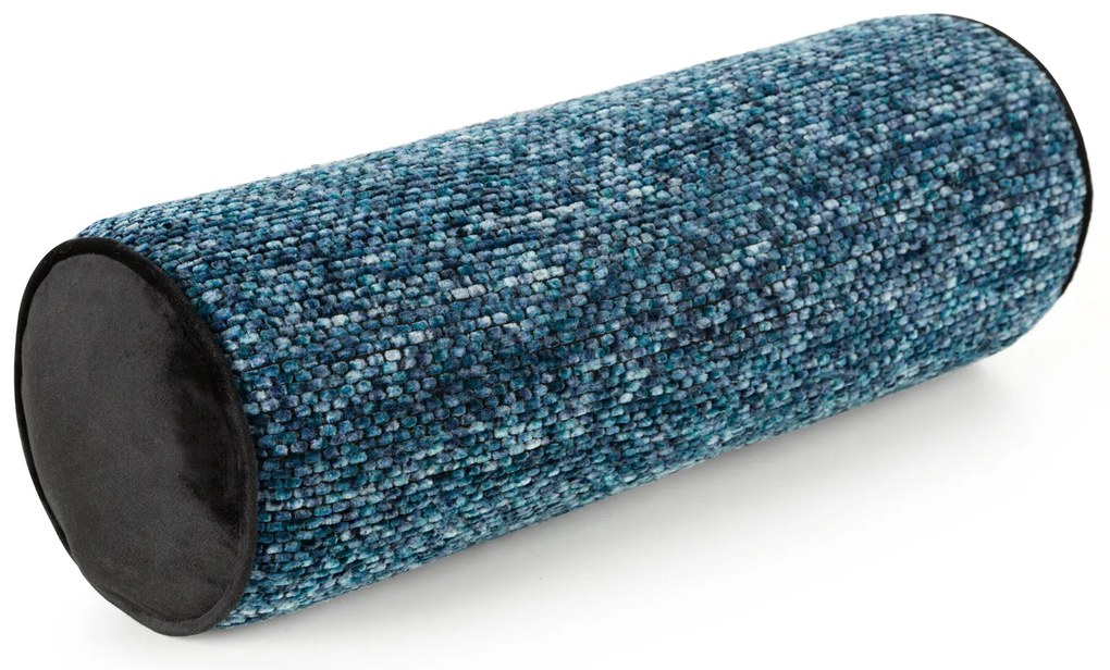 DEKORAČNÝ VANKÚŠ BARI1 15X45 CM MODRÁ