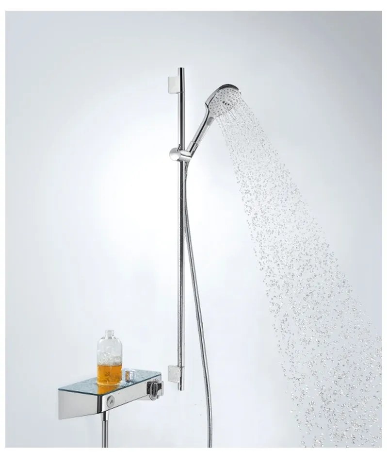 Hansgrohe Raindance Select E, sprchová súprava 120 3jet EcoSmart 9 l/min so sprchovou tyčou 90 cm, chrómová, HAN-26623000