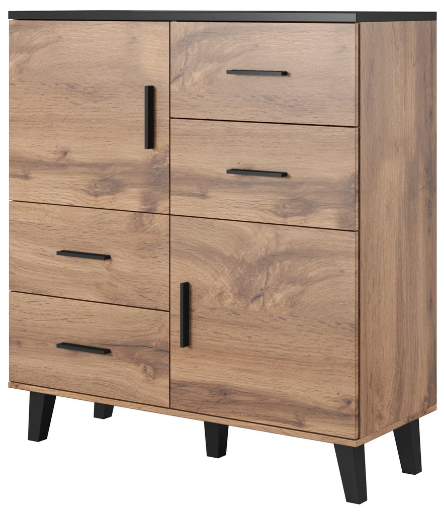 Cama Komoda Lotus 2D4S - dub