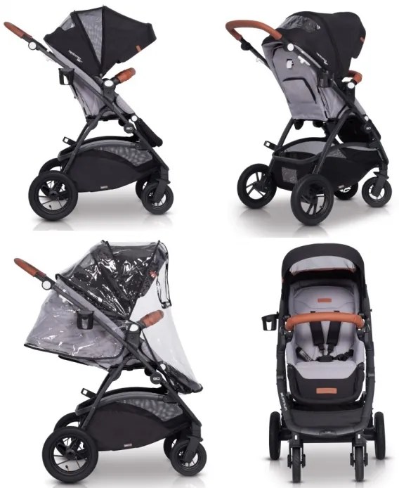 EASYGO Moderný športový kočík Optimo Air - anthracite