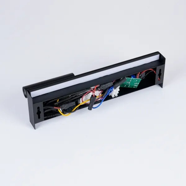 Brilagi-LED Nástenné bodové svietidlo s USB portom NOCTIS LED/3W/230V+LED/9W čierne